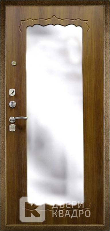 Плюсы и минусы входных дверей с зеркалом