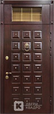 Дверь в коттедж со стеклом СТМ-007 Дверь в коттедж со стеклом СТМ-007