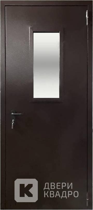 Однопольная остекленная противопожарная дверь ППМ-002 Однопольная остекленная противопожарная дверь ППМ-002