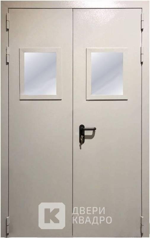 Двупольная противопожарная дверь остекленная ППМ-008 Двупольная противопожарная дверь остекленная ППМ-008