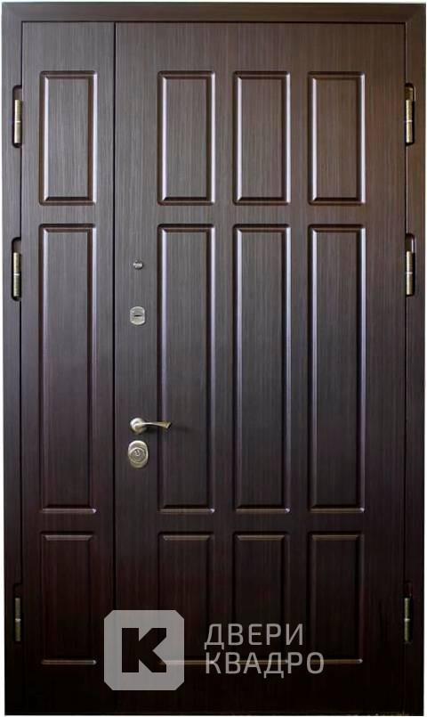 Дверь металлическая двухстворчатая с зеркалом ДМД-011 Дверь металлическая двухстворчатая с зеркалом ДМД-011