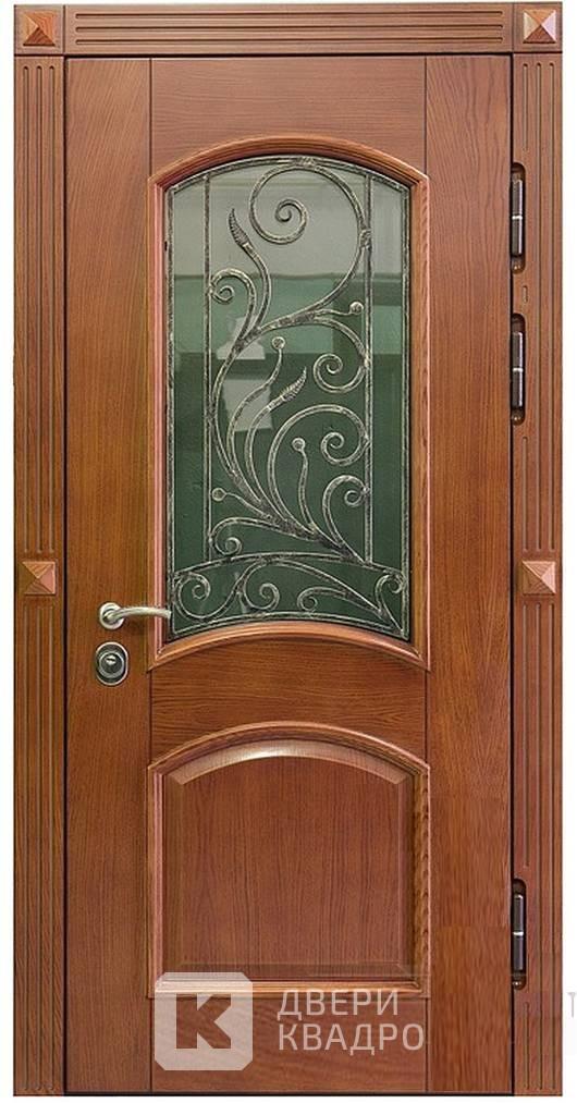 Дверь с ковкой на заказ ДКМ-022