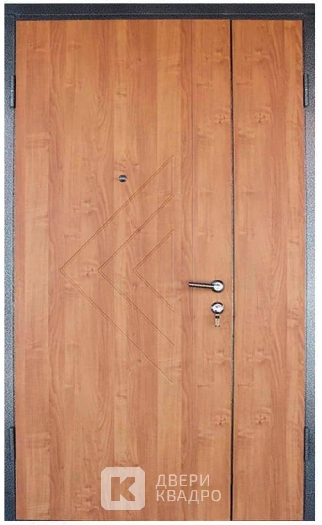 Входная двухстворчатая дверь с панелями МДФ ДВ-002 Входная двухстворчатая дверь с панелями МДФ ДВ-002