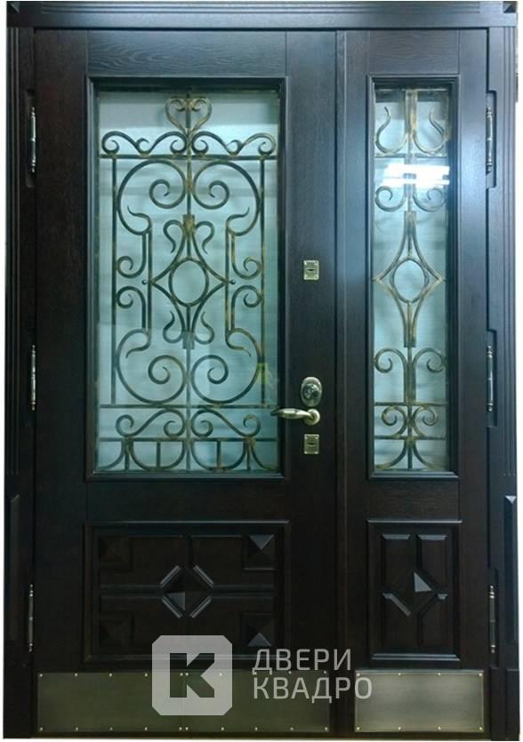 Металлическая дверь двухстворчатая на заказ ДВ-004 Металлическая дверь двухстворчатая на заказ ДВ-004