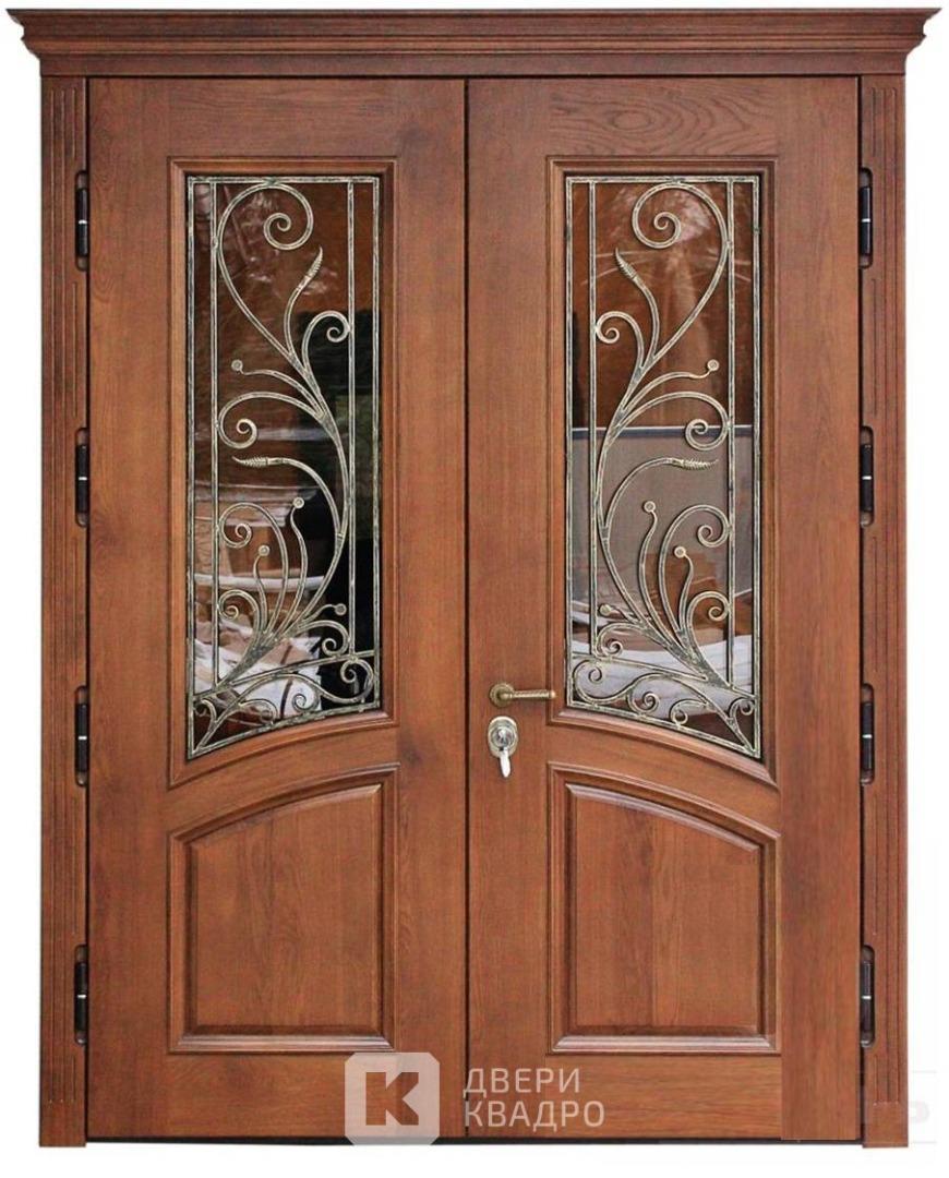 Дверь для загородного дома двухстворчатая ДВ-014 Дверь для загородного дома двухстворчатая ДВ-014