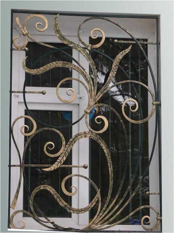 Решетка металлическая на окно МР-016 Решетка металлическая на окно МР-016