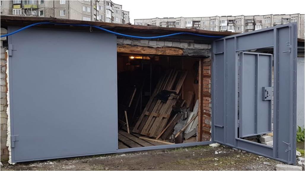 Ворота гаражные распашные ГВ-014 Ворота гаражные распашные ГВ-014