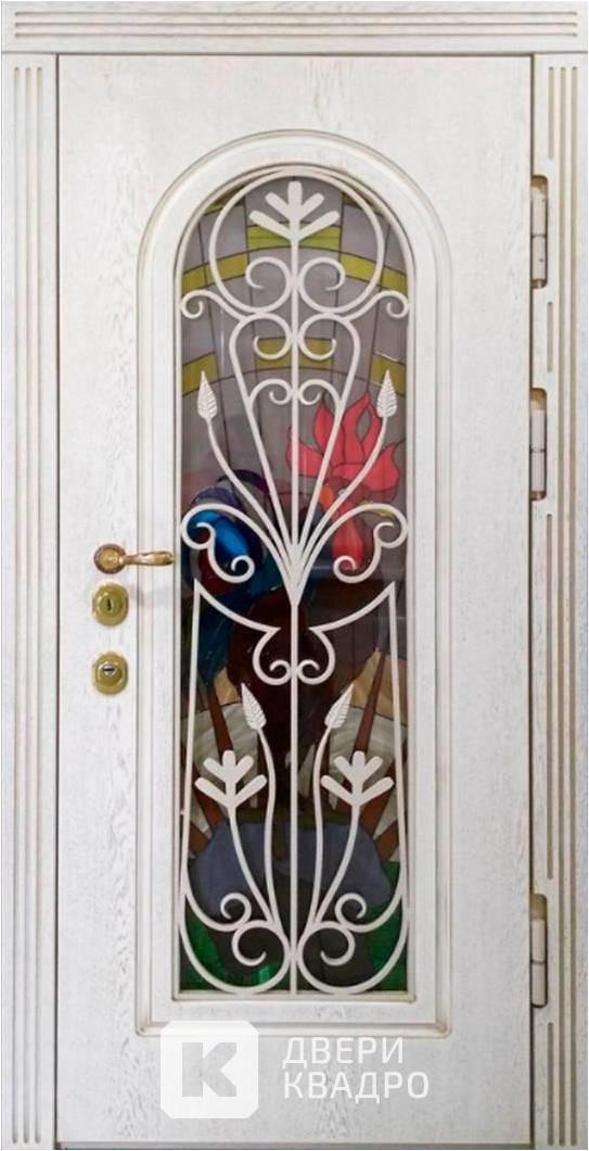 Дверь в загородный дом с панелями мдф ДМД-017